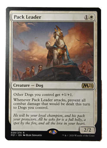 Carta Magic Pack Leader [m21] Mtg Dog