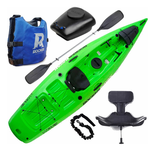 Kayak Rocker Wave Remo Butaca Chaleco Tambucho Remo Pita