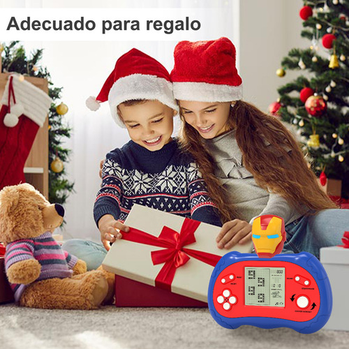 Juguetes Electrónicos Descompresión Clásico Juego De Tetris Color Spider Man