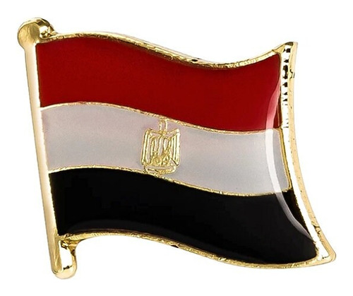 Pin Metalico Broche Bandera Egipto Pasaporte Viaje Pais