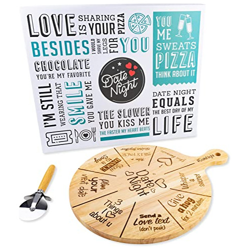 Fivepac Wooden Acacia Pizza Peel Set  With Stainless St...