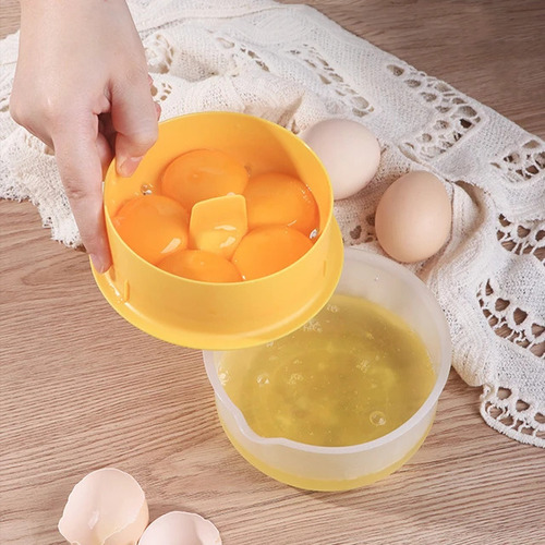 3x Separador Yemas 6 Huevos Claras Cocina Repostería Colador