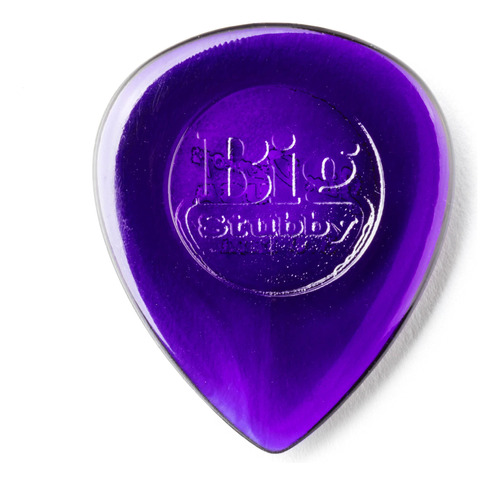 Pa Jim Dunlop Big Stubby, Morado Oscuro, 3.0 Mm