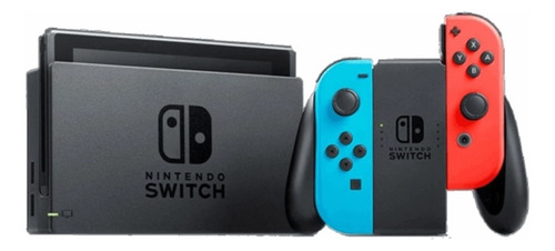 Consola Nintendo Switch Con Joy-con Azul Y Rojo Neón