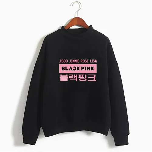 Buzo Buso Hoodie Black Pink Kpop
