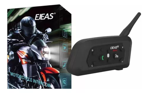Auriculares Bluetooth EJEAS V6 Pro para moto, intercomunicador