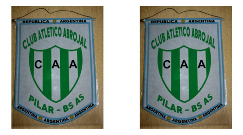 Banderin Grande 40cm Club Atlético Abrojal Pilar