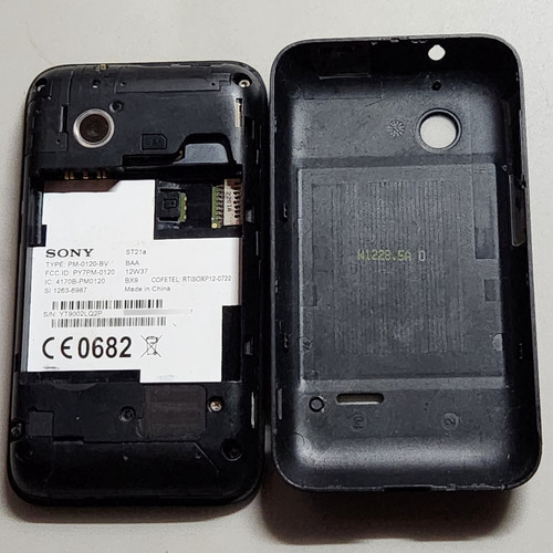 Sony Xperia Tipo St21 Para Reparar,¡¡ Leer Descripcion!!, Celular Retro Clasico Coleccion X10 Txt Pro Mini Wt19 Walkman W350 W300 W550 W890 W950 W810 Negro (Usado)