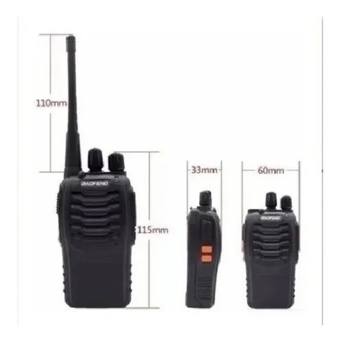 Radios X2 Walkie Talkie Baofeng 888s 16 Canales Alcance 5km