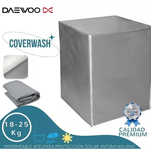 Cover Wash Lavadora Apertura Frontal Daewoo 20k Pedestal