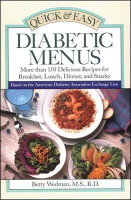 Libro Quick & Easy Diabetic Menus - Betty Wedman-st. Louis