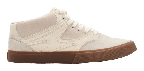 Zapatilla Dc Shoes Mod Kalis Vulc Mid Beige Marrón Exclusiva