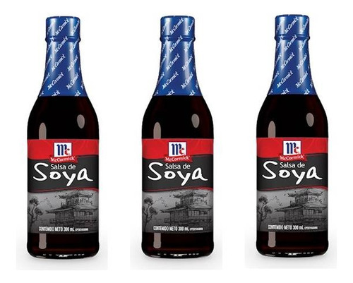 Salsa Soya Mc Cormick 300ml Pack De 3 Unidades 