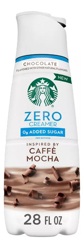 Crema Starbucks Zero Sugar Chocolate Caffé Mocha 828ml Usa