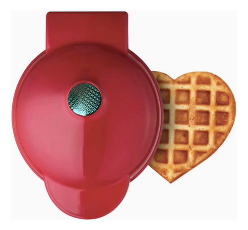Mini Gofrera Maker De Forma Del Amor Wafflera Para Desayuno