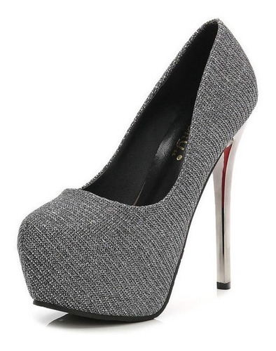 Sexy, Pasarela, Tacones De 14 Cm, Plataforma