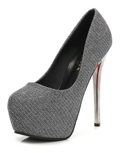 Sexy Pasarela Tacones De 14 Cm Plataforma Cuotas sin inter s