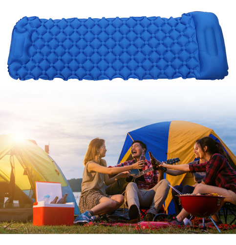 Colchón Inflable Para Mochileros, Colchoneta Ultraligera Par