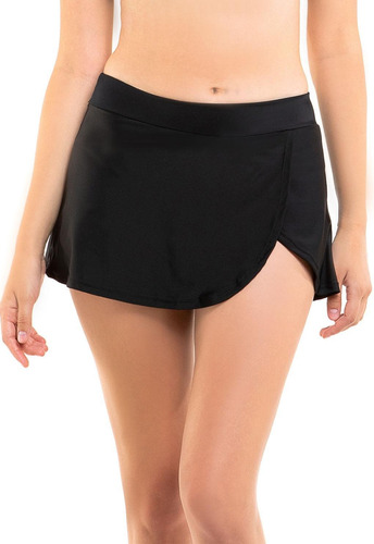 Bikini Short Falda Negro