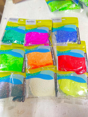 Foami Moldeable Granulado Con Burbujas De Unicel (10 Piezas)