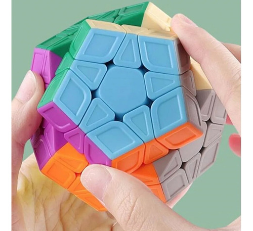 Cubo Mágico Dodecaedro Megaminx Cube 12 Caras Estructura
