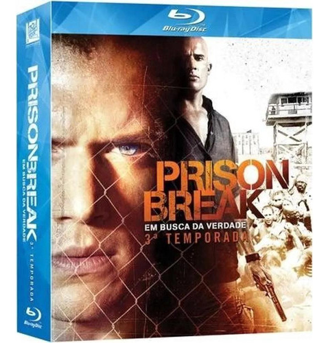 Prison Break 3ª Temporada - Box Com 4 Blu-rays