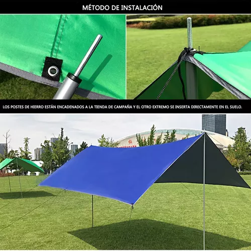 Toldo para Camping (Tarp 4 x 3 mts)