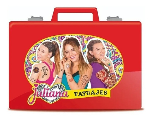 Nueva Valija Juliana Tatuajes Tattoo Original Tv Niñas 