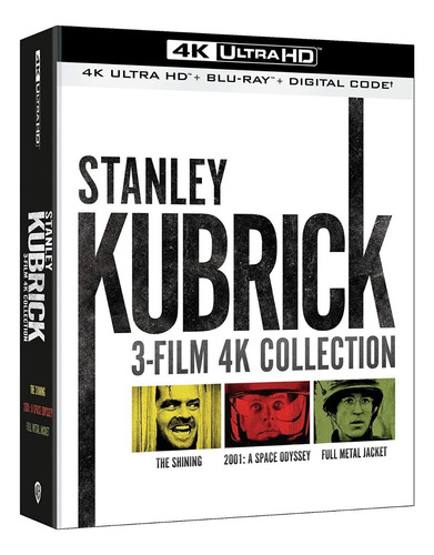 Stanley Kubrick Coleccion 3 Peliculas 4k Ultra Hd + Blu-ray