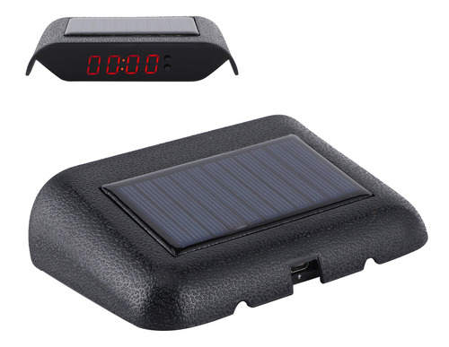 Reloj Solar Digital Para Automóvil, Alimentado Por Camión, H