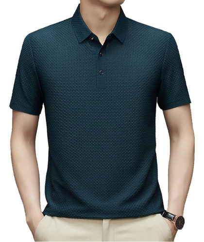 2024 Camisa Polo Transpirable Negocios Informal Para Hombre