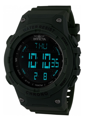 Reloj Invicta Racing 47525 Para Hombre, Color Verde