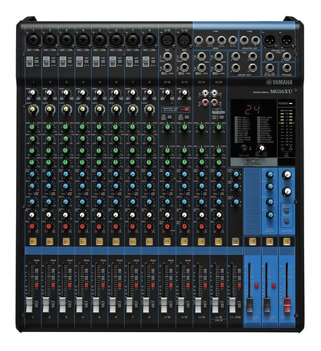 Mixer Yamaha Mg16xu Mezcladora 16 Canales Trs Xlr C/ Efectos