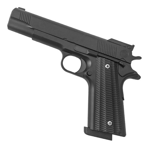 Pistola Airsoft 1911ge Black 6 Mm Replica Metalica Vigor