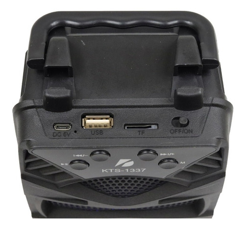 Imagen 2 de 9 de Bocina Bluetooth Radio Fm Recargable 3 Pulgadas Tf Usb
