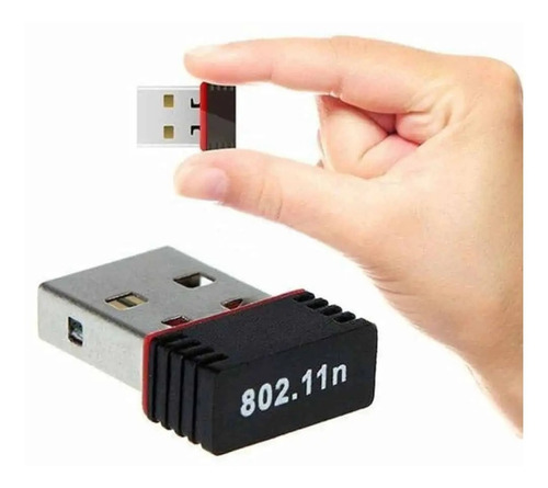 Imagen 2 de 2 de Adaptador Antena Wifi Usb Tarjeta Receptor 300 Mbps 802.11n