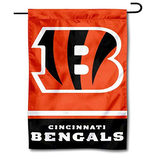 Bandera De Jardín Doble Cara De Cincinnati Bengals