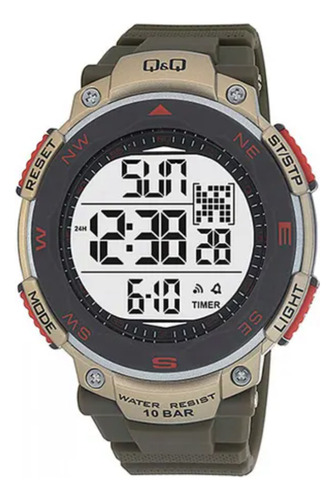 Reloj Q&q Caballero Digital M124j004y  Deportivo /cronómetro