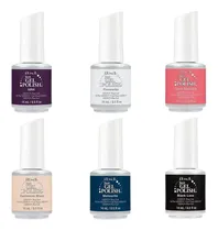 Comprar Combo 6 Esmaltes Ibd Gel Para Cabinas Uv\u002Fled Semipermanentes