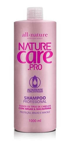 Shampoo Profissional All Nature Care Pro 1000 Ml