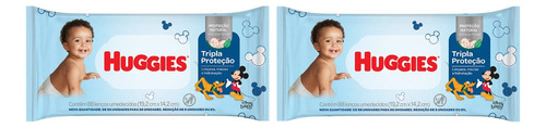 Kit Lenços Umedecidas Huggies Tripla Proteção 176 Unidades