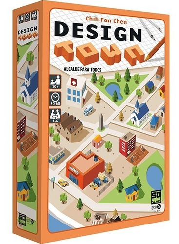 Design Town: Juego De Mesa Para La Familia Y Amigos