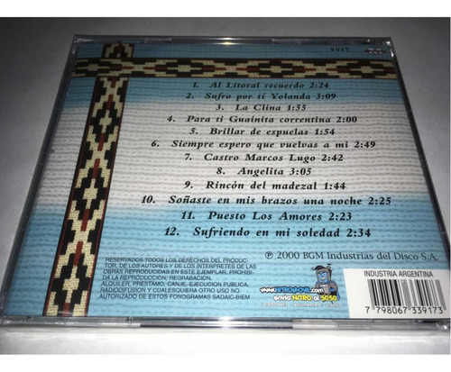Los Hermanos Barrios Para Ti Guainita Correntina Cd Nuevo
