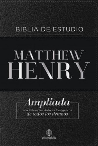 Biblia De Estudio Matthew Henry (edicion Bonded Leather-sin
