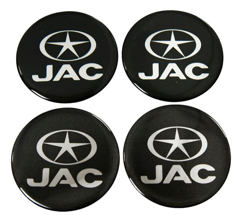 Adesivos Emblema Resinado Roda Jac 58mm Cl3