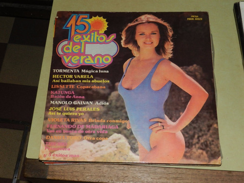 Vinilo 2656 - 15 Exitos Del Verano - Microfon Argen. 