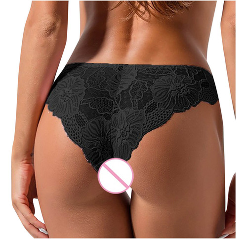 Bragas De Mujer Con Bonito Diseño De Lazo, Encaje Completo,
