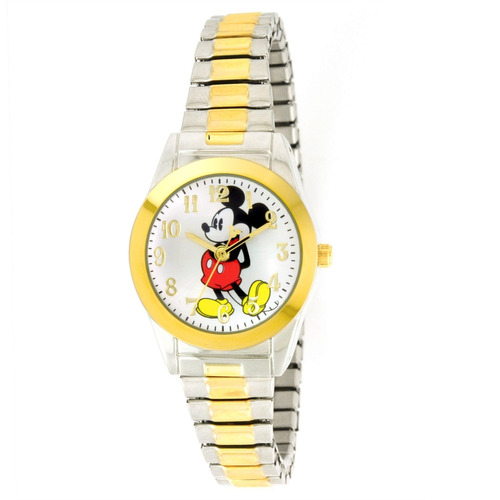 Reloj Disney Para Mujer Mck579  Mickey Mouse En 2 Tonos Con