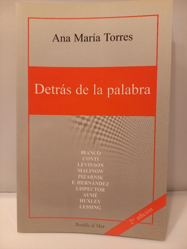 Ana María Torres - Detrás De La Palabra