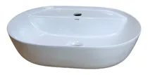Comprar Bacha De Apoyo Oval Blanca Con Mesa 51x38x13 Cm Dmc